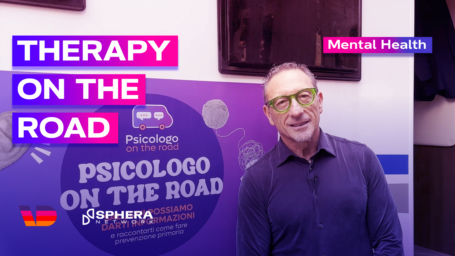 In Italy, a psychologist with a camper fights against the stigma surrounding mental health